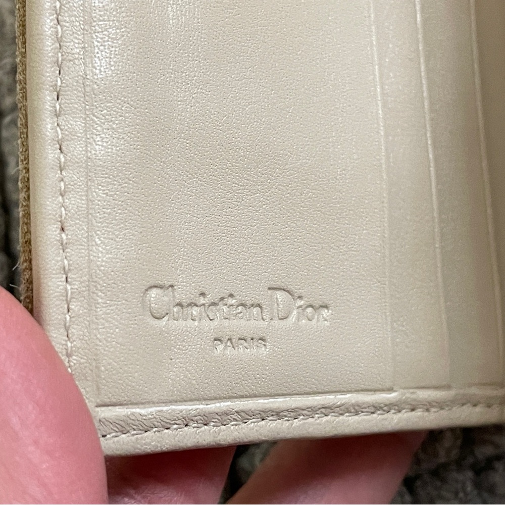 Dior Tan Canvas wallet - Picture 4 of 8